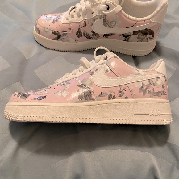 air force 1 low floral rose